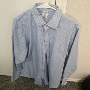 Brooks Brothers Blue Dress Shirt Classic Cotton